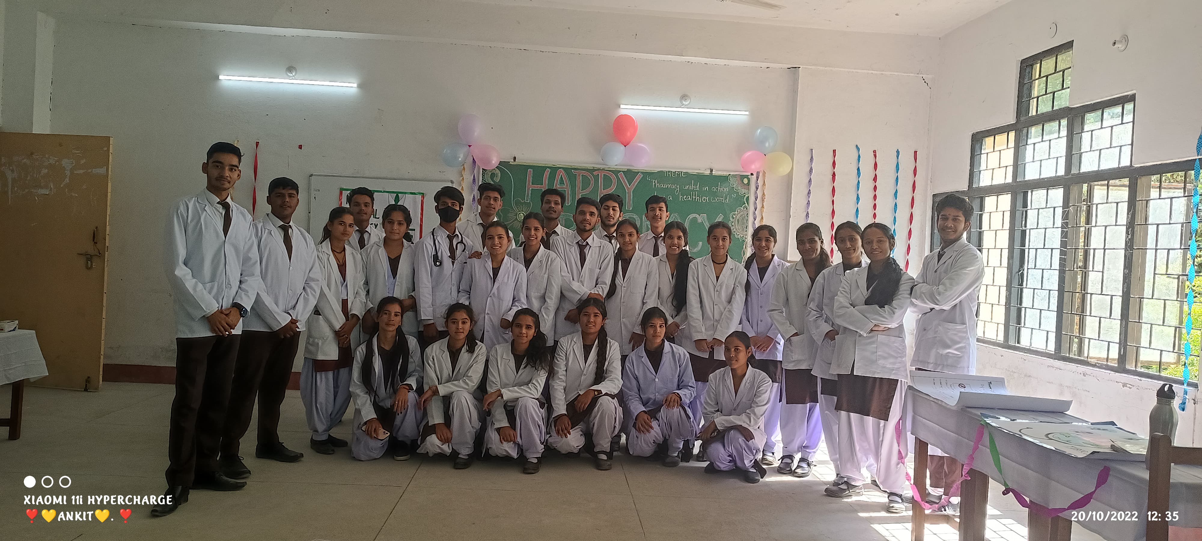 Students working on project